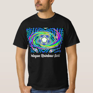 T-shirt Pentagone Rainbow Swirl