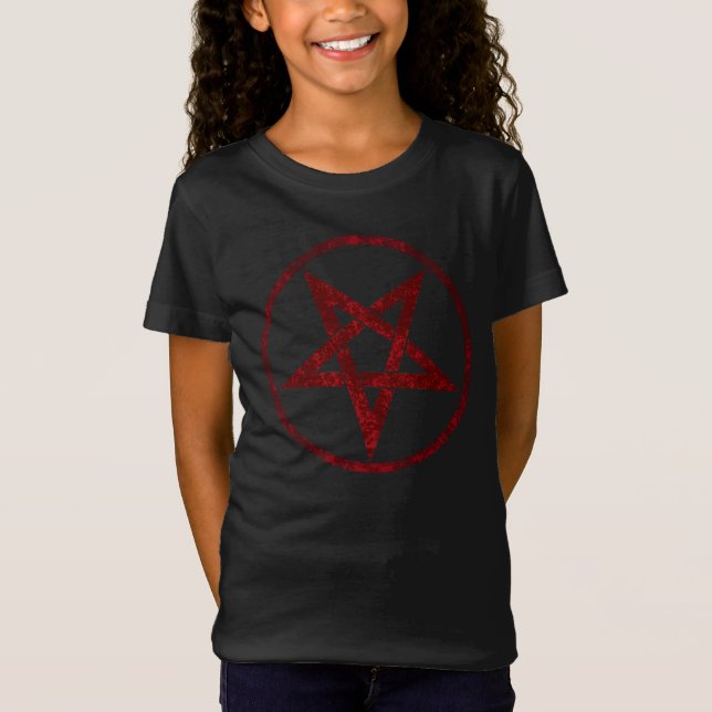 T-Shirt Pentagram Red Devil (Devant)