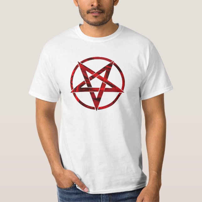 T-shirt Pentagram Red Devil (Devant)