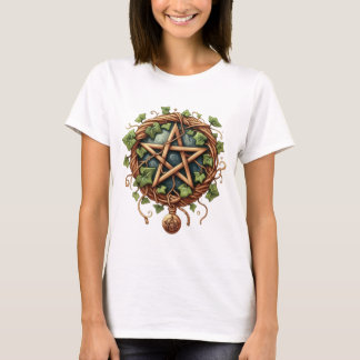 T-shirt Pentagramme de la nature