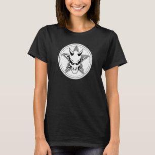 T-shirt Pentagramme Occulte Art sombre Grunge Goth Gothiqu
