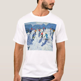 T-shirt Pente occupée Lofer 2004 de ski