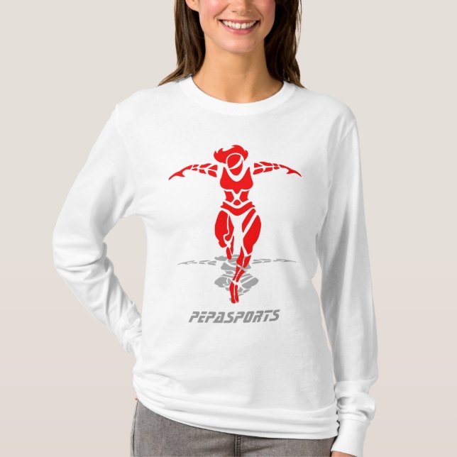 T-shirt PEPAGear - logo de StrongWoman - hoody (Devant)