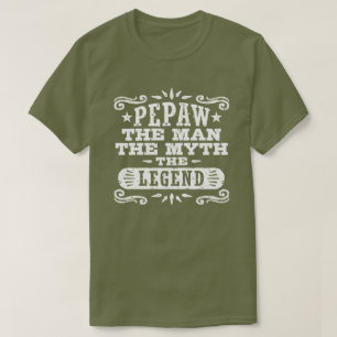 T-shirt Pepaw L'Homme Le Mythe La Légende
