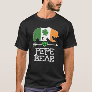 T-shirt Pepe Bear Jour de la Saint Patrick Irish Green Pla
