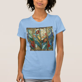 T-shirt Pépites en chef rouges en verre tendu au lever du 