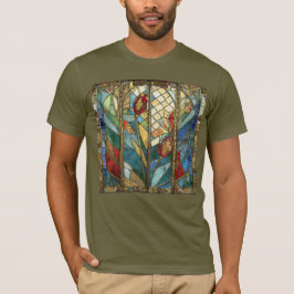 T-shirt Pépites en chef rouges en verre tendu au lever du 