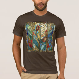 T-shirt Pépites en chef rouges en verre tendu au lever du 