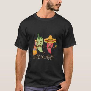 T-shirt Pepper rouge vert T