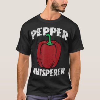 T-shirt Pepper Whisperer Gardening Vegetable Farming Farme