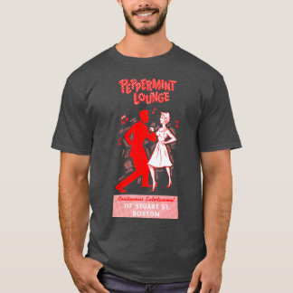 T-shirt Pepperment Lounge Boston années 1960