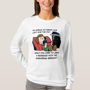 T-shirt Peppermint Patty sur le téléphone