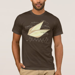 T-shirt peptide DAVID, thème AUC, texte personnalisé, fonc