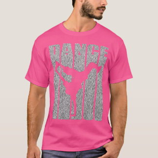 T-shirt Percée Hip hop Danse Chemise Silhouette Cadeau B