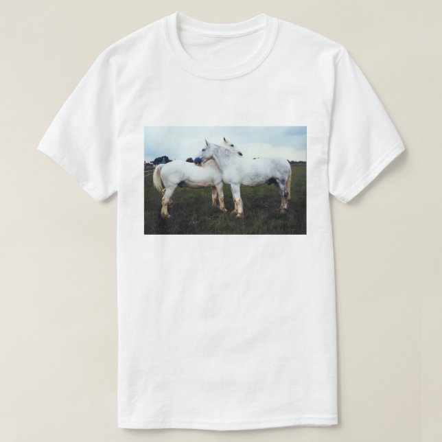T-shirt Percherons Se Cultivant L'Un L'Autre (Design devant)