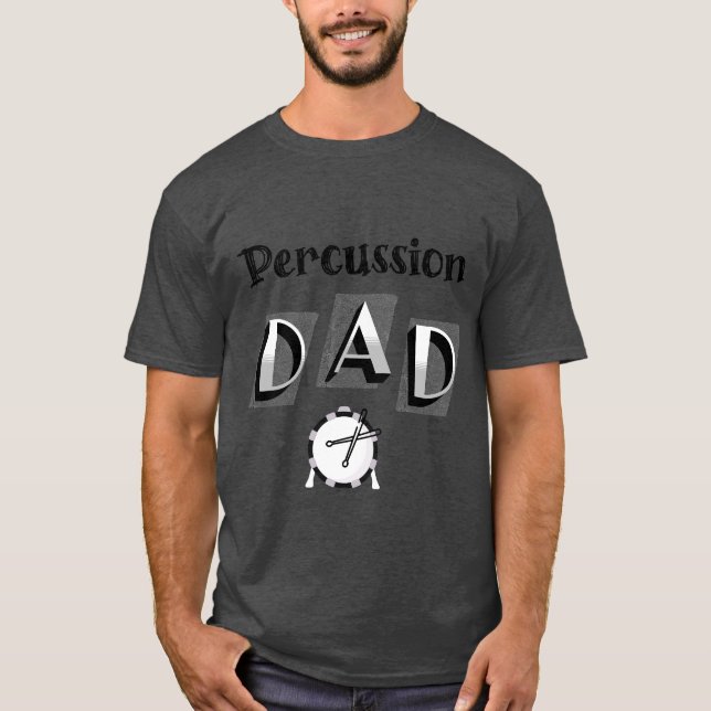 T-shirt Percussion papa (Devant)