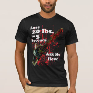 T-shirt Perdez 20 livres dans le régime de 5 secondes