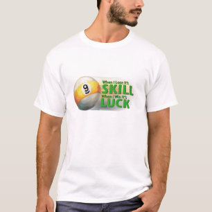 T-shirt Perdez la boule de la chance 9 de victoire de