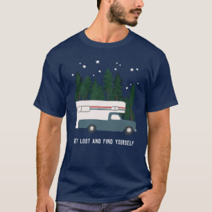 T-shirt PERDEZ-VOUS ET TROUVEZ-VOUS RVing Camping Camping 