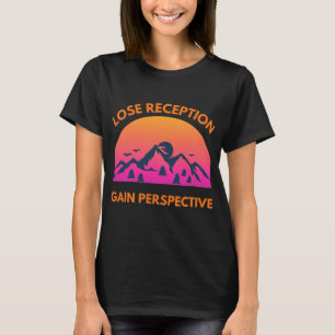 T-shirt Perdre la réception Gain de perspective Coucher de