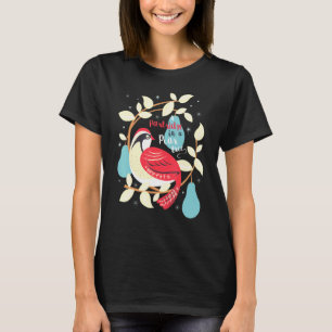 T-shirt Perdrix Dans Un Poirier 12 Jours Chanson De Noël M