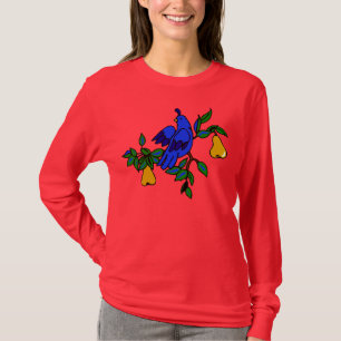 T-shirt Perdrix dans une chemise de poirier