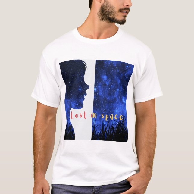 T-shirt Perdu dans l'espace (Devant)