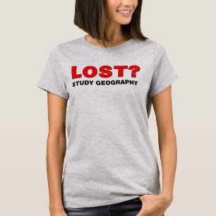 T-shirt Perdu ? Géographie des études