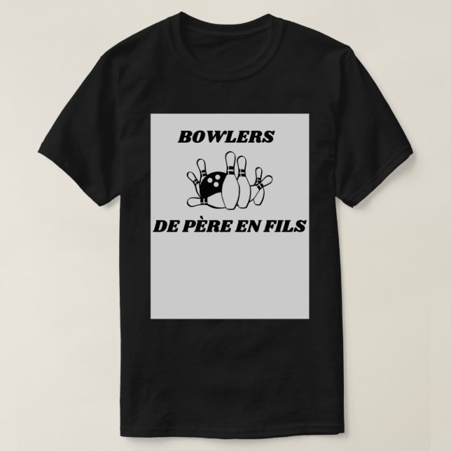 T-SHIRT PÈRE AU FILS BOWLERS T (Design devant)