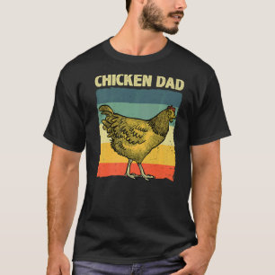 T-shirt Père cool Poulet Pour Hommes Père Hen Producteur D