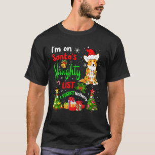 T-shirt Père Corgi je suis sur la liste des vilains de Pèr