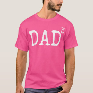 T-shirt Père De 3 Cadeau De Enfants Papa A Cuit Papa Au E