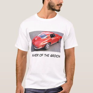 T-shirt Père de la Corvette du marié