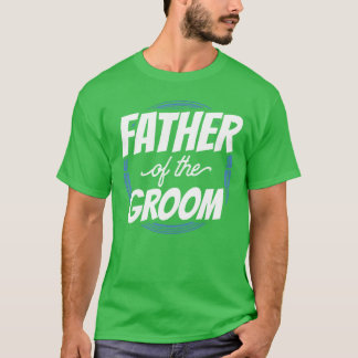 T-shirt Père de la fête de mariage de garçon d'honneur rét
