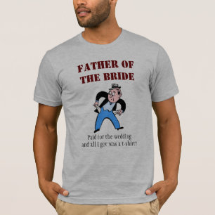 T-shirt Père de la jeune mariée