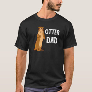 T-shirt Père de la loutre masculine loutre de mer mammifèr