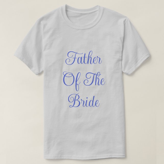 T-shirt Père De La Mariée (Design devant)