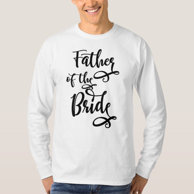 T-shirt Père de la mariée (Devant)