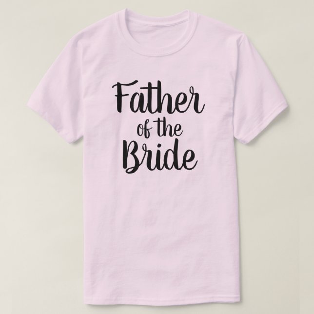 T-shirt Père de la mariée (Design devant)