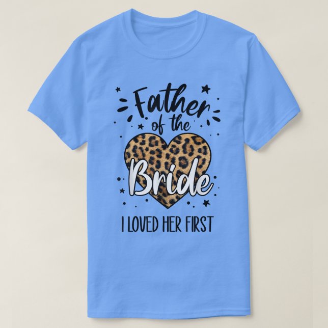 T-shirt Père de la mariée Je l'aimais Première 506 (Design devant)