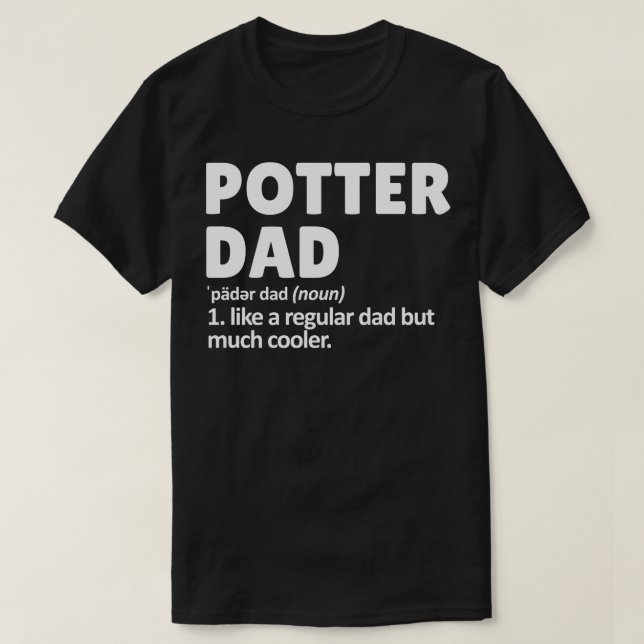 T-shirt père de la poterie (Design devant)
