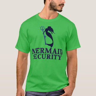 T-shirt père de la sécurité de mermaid