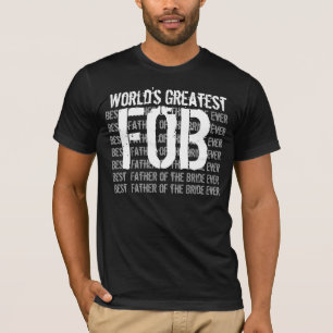 T-shirt Père de mariage V04 du monde de jeune mariée du