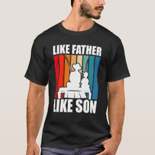 T-shirt Père de nouveau hommes donc le fils papa fils pêch