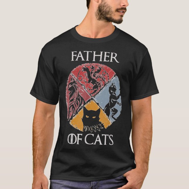 T-shirt Père Des Chats (Devant)
