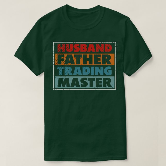 T-shirt Père du mari Trading Master Papa (Design devant)
