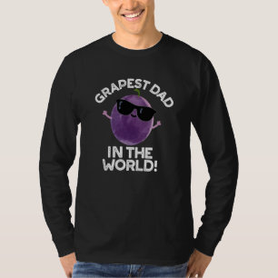T-shirt Père du raisin dans le monde amusant pistolet à fr
