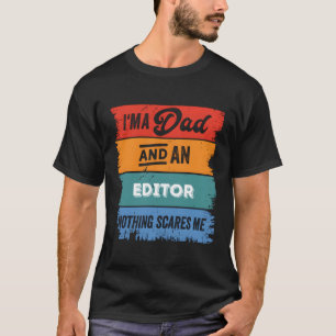 T-shirt Père Editeur Proud Papa Legend