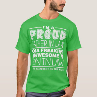 T-shirt Père en droit fils en droit