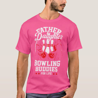 T-shirt Père Et Fille Époux De Bowling Pour La Vie Faune